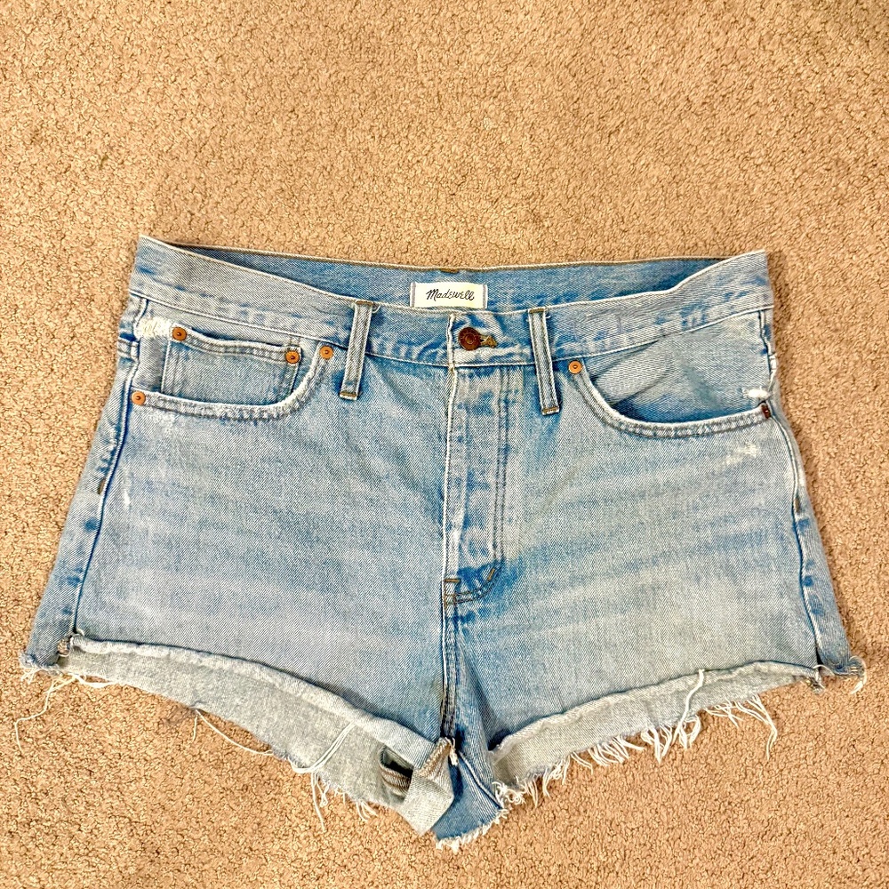 Madewell Relaxed Denim Shorts Size 30